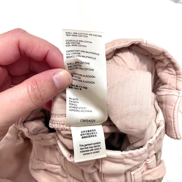 Free People Margate Pleated Trouser Pants Size S Misty Rose - Picture 6 of 7